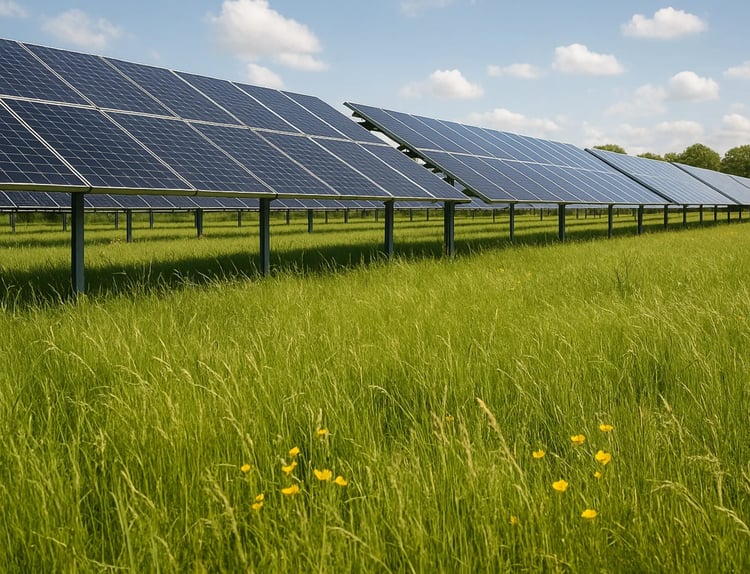 Agro PV solar grazing