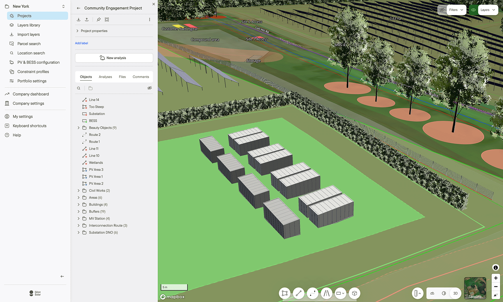 Battery storage feature