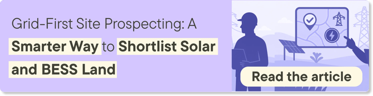 Grid-first site prospecting CTA