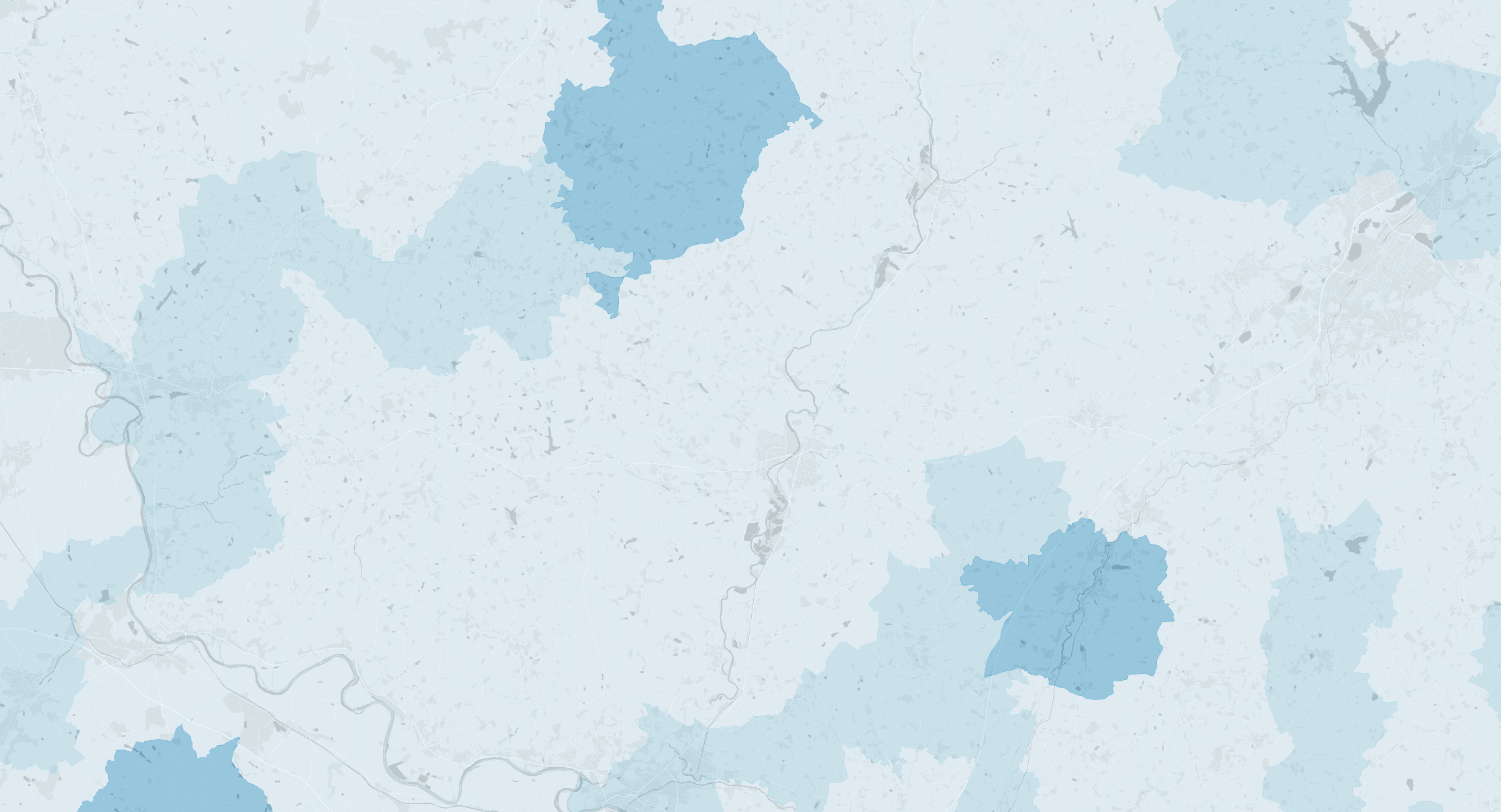 Nombre de vaches laitières per commune