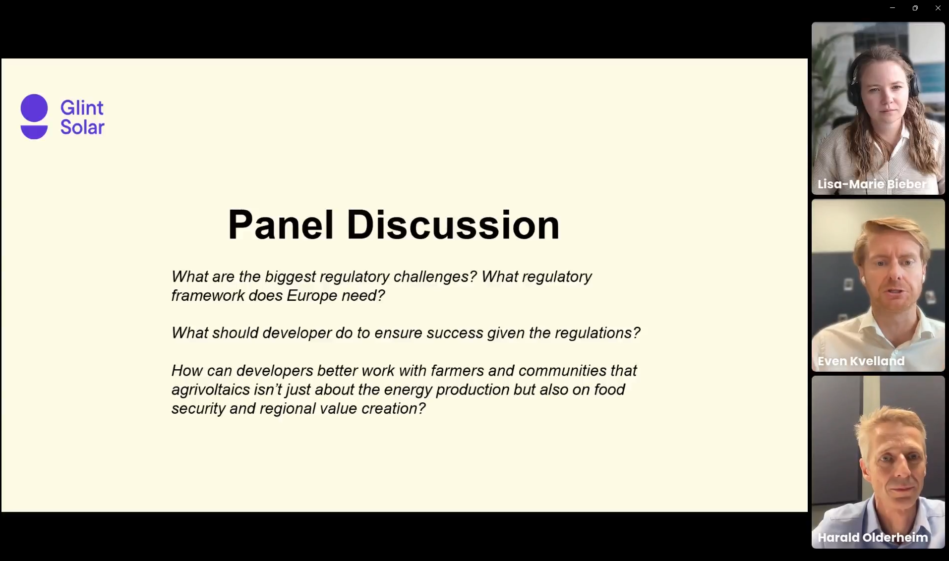 Webinar Recap: Fraunhofer + Glint Solar Agrivoltaics from Hype to Implementation