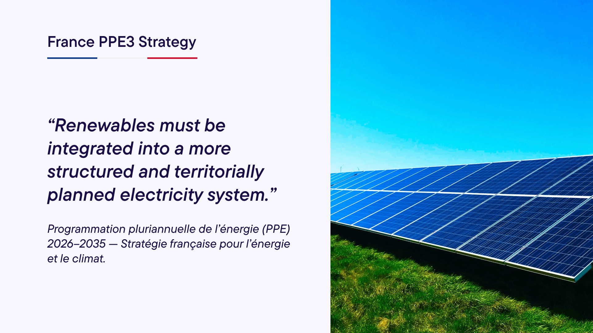 France PPE3 Explained: How the New Energy Strategy Is Changing Solar Development