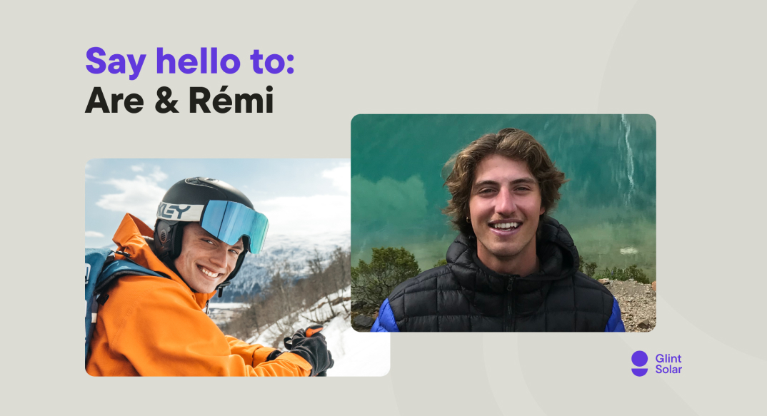 #Teamspotlight: Say Hello to Are and Rémi