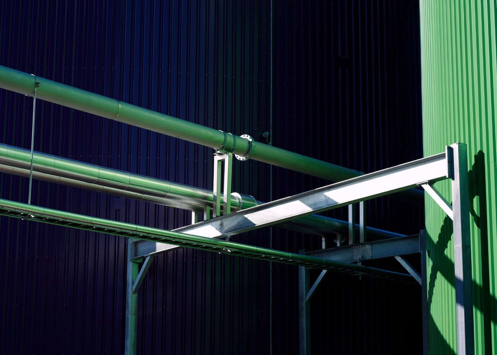 Solar panels close-up